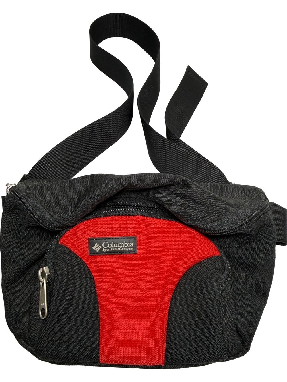 Columbia Retro Waist Bum Bag Fanny Pack in “Stony Butte Red Alert” Color Vintage